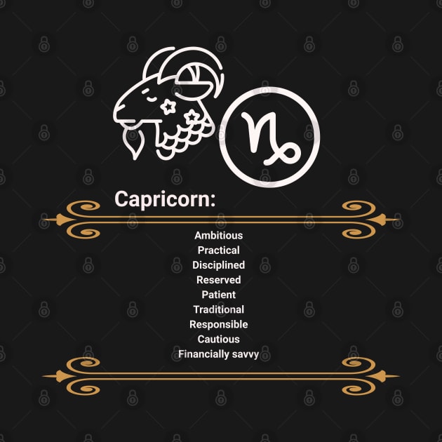 Capricorn traits by Mugs and threads by Paul