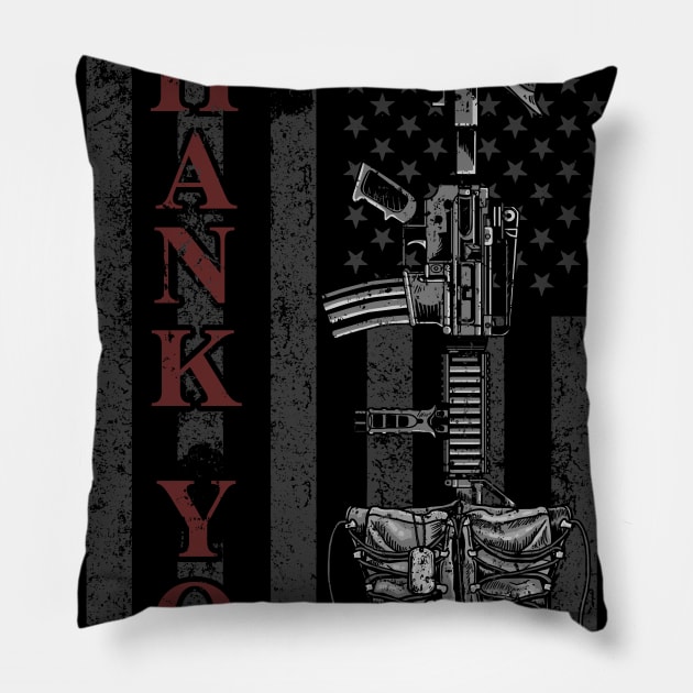 Thank You Memorial Day 2020 Pillow by snnt