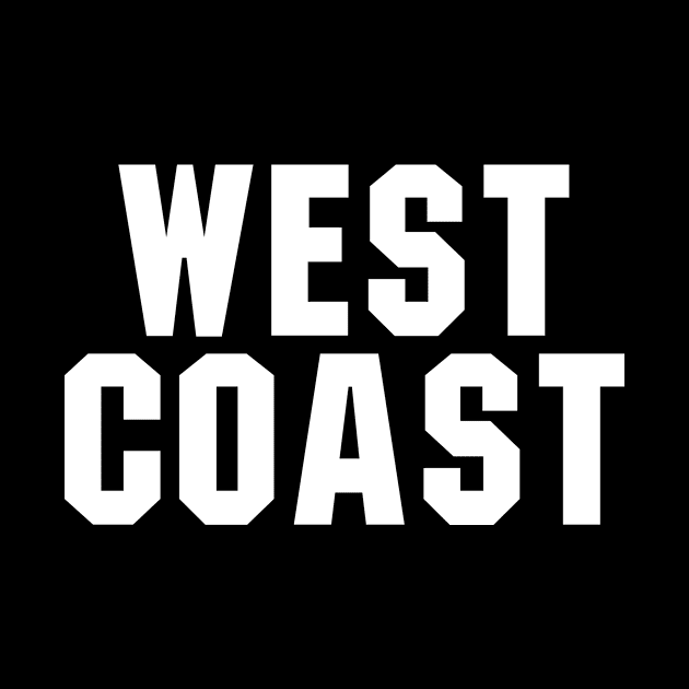 West Coast Cool Slogan by Bhagila