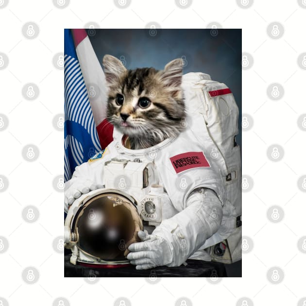 Astronaut Cat - Print / Home Decor / Wall Art / Poster / Gift / Birthday / Cat Lover Gift / Animal print Canvas Print by luigitarini