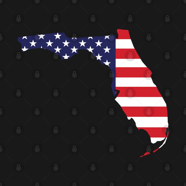 Florida State Shape Flag Background by anonopinion