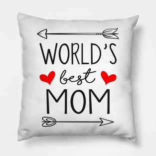 World's Best Mom - Mother's Day Gift Pillow