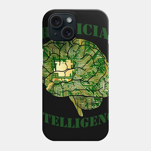 artificial intelligence Phone Case by carismashop