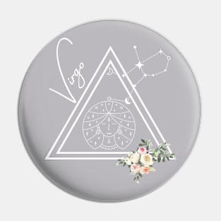 Virgo Zodiac Signs Astrology Horoscope Pin