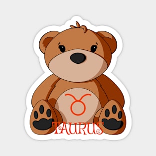 Taurus Teddy Bear Magnet