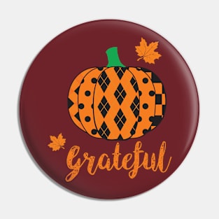 Thanksgiving Grateful Pin