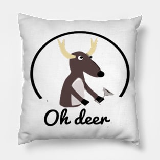 Oh deer Pillow