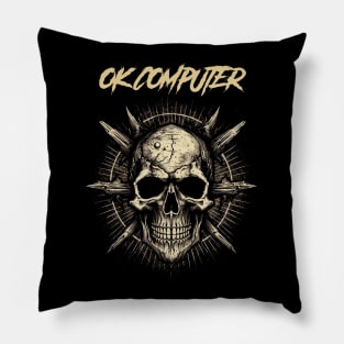 OK COMPUTER MERCH VTG Pillow