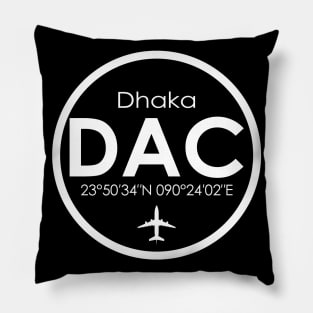 DAC, Dhaka Hazrat Shahjalal International Airport Pillow