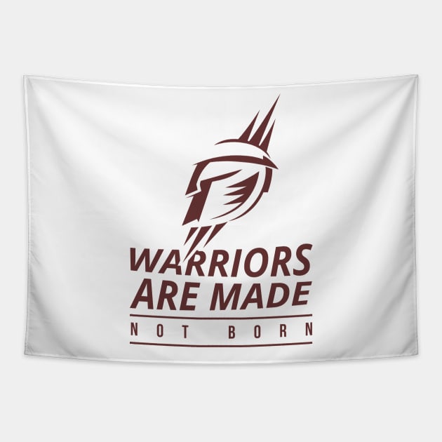 Warriors Are Made Tapestry by Whatastory