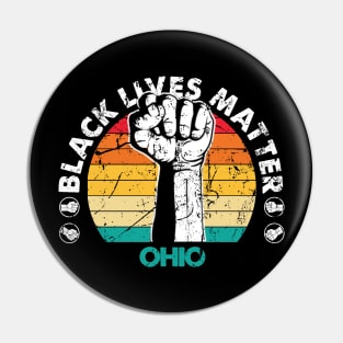 Ohio black lives matter political protest Pin