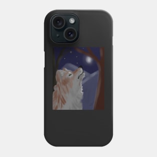 The Wolf and The Moon Phone Case