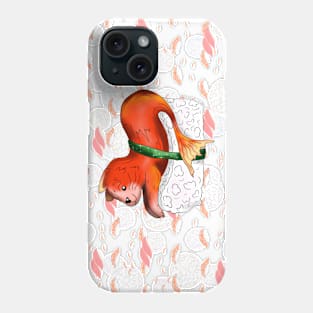 sushi lover happy red catfish Phone Case