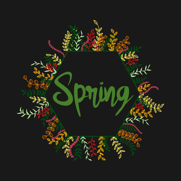 Spring is coming - spring floral banner by HighFives555