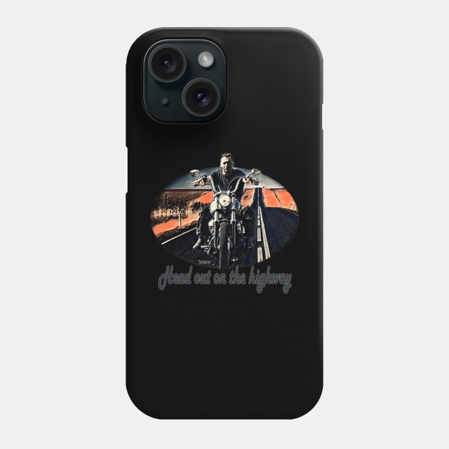 Head Out On The Highway Phone Case by Tedwear