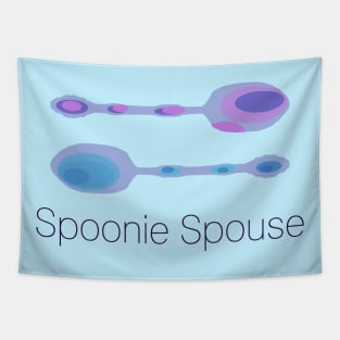 Spoonie Spouse! (Cool Colors) Tapestry