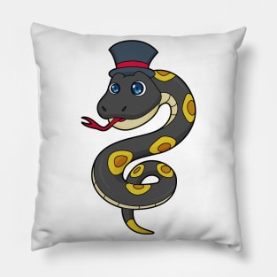 Snake with Hat Pillow