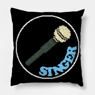 Rock Battle Card Game Singer Icon Pillow