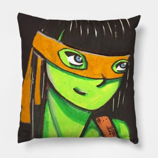 Michelangelo Girl Pillow