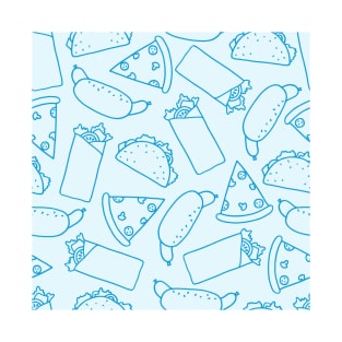 Fast food pattern T-Shirt