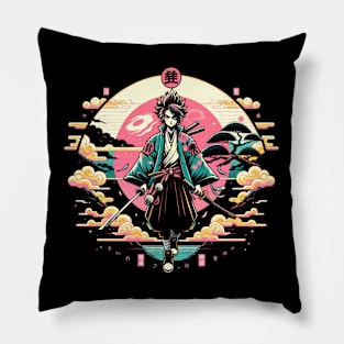 Anime Samurai Pillow