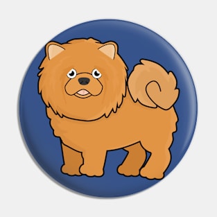 Kawaii Chow Chow Pin