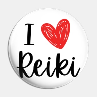 I Love Reiki Pin