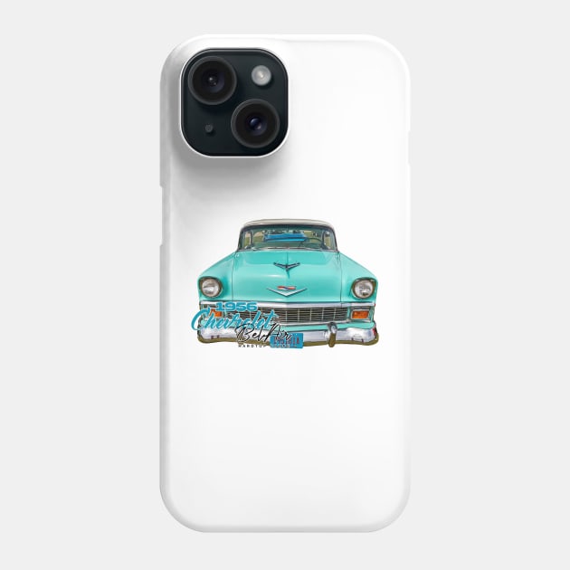 1956 Chevrolet Bel Air Hardtop Coupe Phone Case by Gestalt Imagery