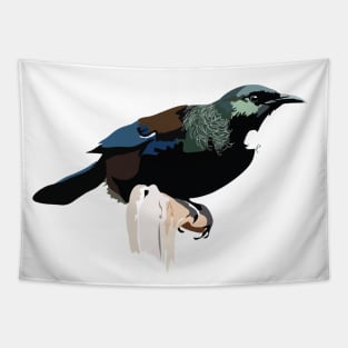 New Zealand Tui Tapestry