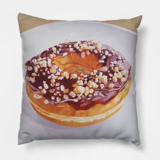 Salted Caramel Donut painting Pillow