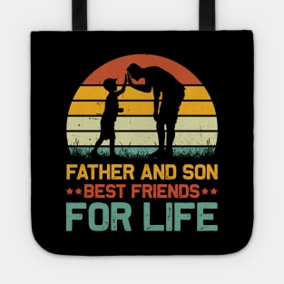 Father And Son Best Friends For Life Tote