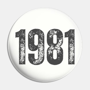 1981 Pin