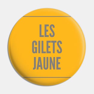 Les Gilets Jaune Pin