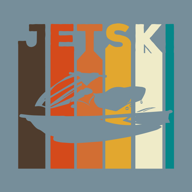 Disover Vintage Jetski Jet Ski Water Scooter - Jet Ski - T-Shirt