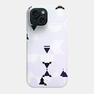 Purple Ombre Triangle Mosaic Phone Case