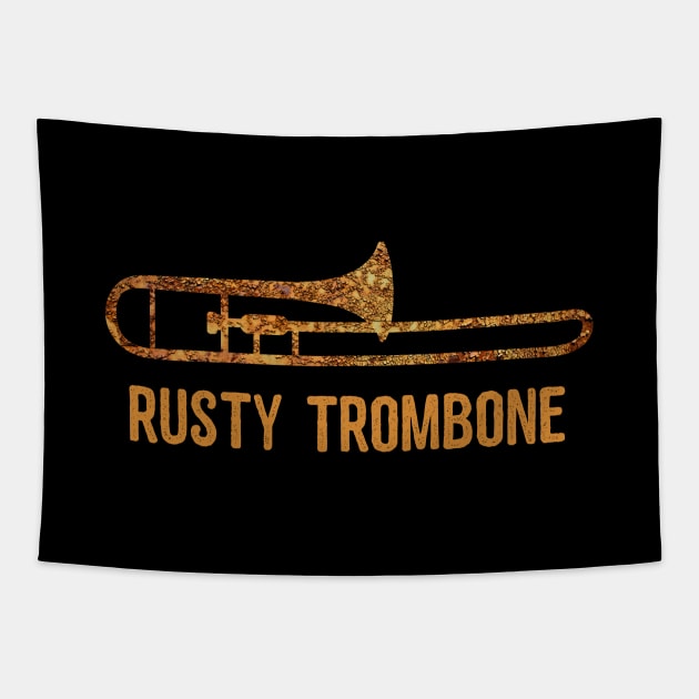 Rusty Trombone Tapestry by Flippin' Sweet Gear