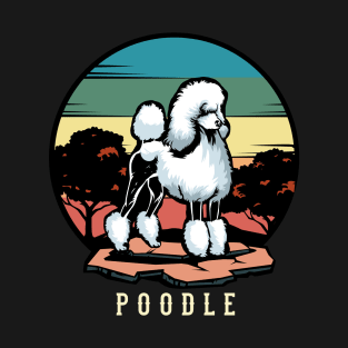 Poodle | Retro design for Dog Lovers T-Shirt