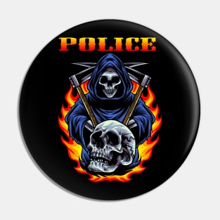 POLICE BAND Pin