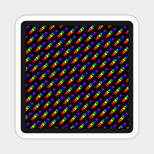 Extra | #EXTRA | Hashtag Pattern Magnet