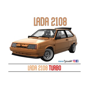 Lada 2108 Turbo Orange T-Shirt