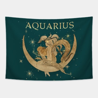 Aquarius zodiac sign Tapestry