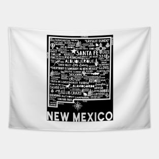 New Mexico Map Tapestry