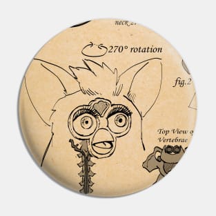 Furby anatomy Pin