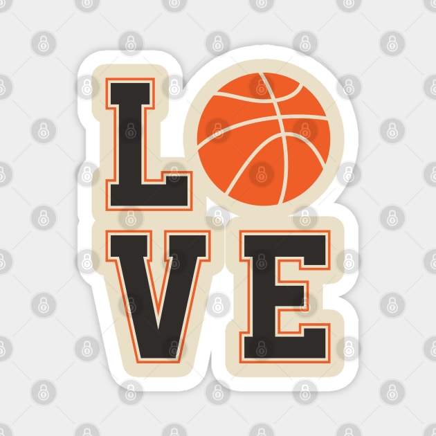 basketball love funny Magnet by yassinnox