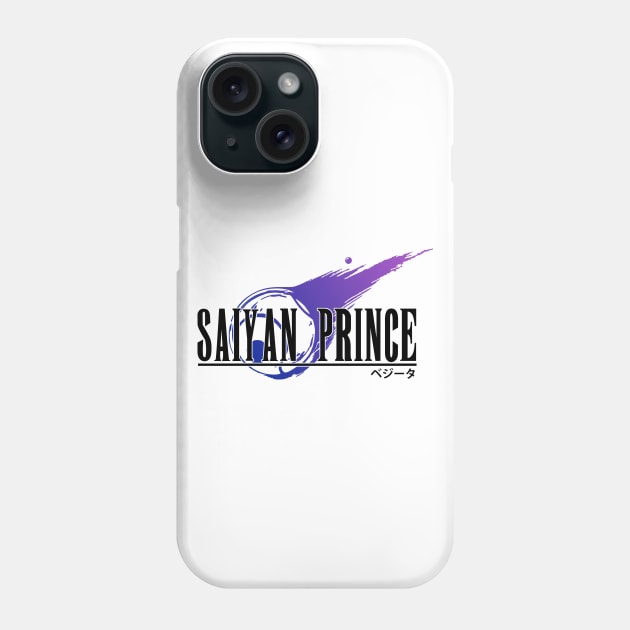 Saiyan Prince Phone Case by Xieghu