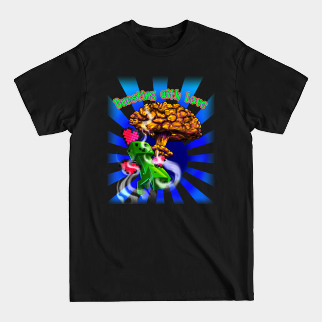 Disover Bursting with Love - Minecraft Creeper - T-Shirt