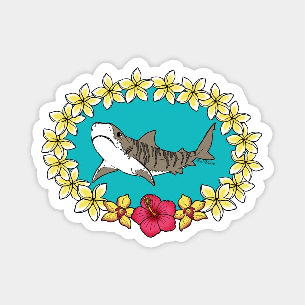 Tiger Shark Lei Magnet by HonuHoney