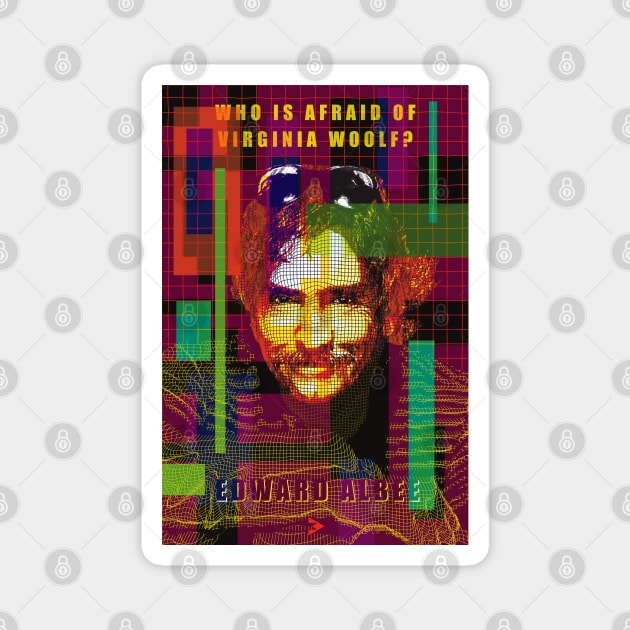 Edward Albee Magnet by Exile Kings 