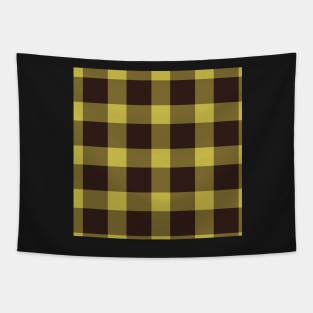 Yellow Buffalo Plaid Tapestry