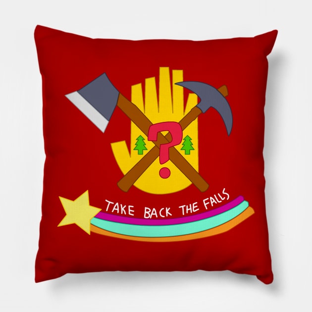 Take Back The Falls! Pillow by spdy4